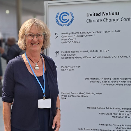 Marion Glaser auf der Bonner Klimakonferenz