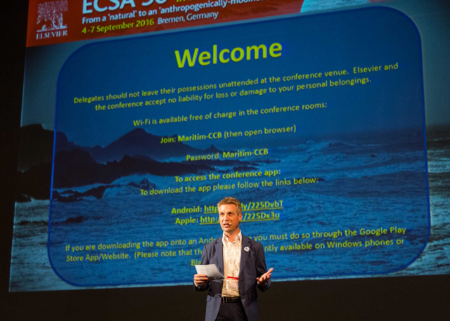 Im Jahr 2016 fand die Konferenz ECSA 56 in Bremen statt, in diesem Jahr läuft sie Corona-bedingt online | Foto: Jan Meier, ZMT