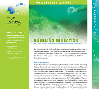 Cover ZMT Newsletter 02 2012