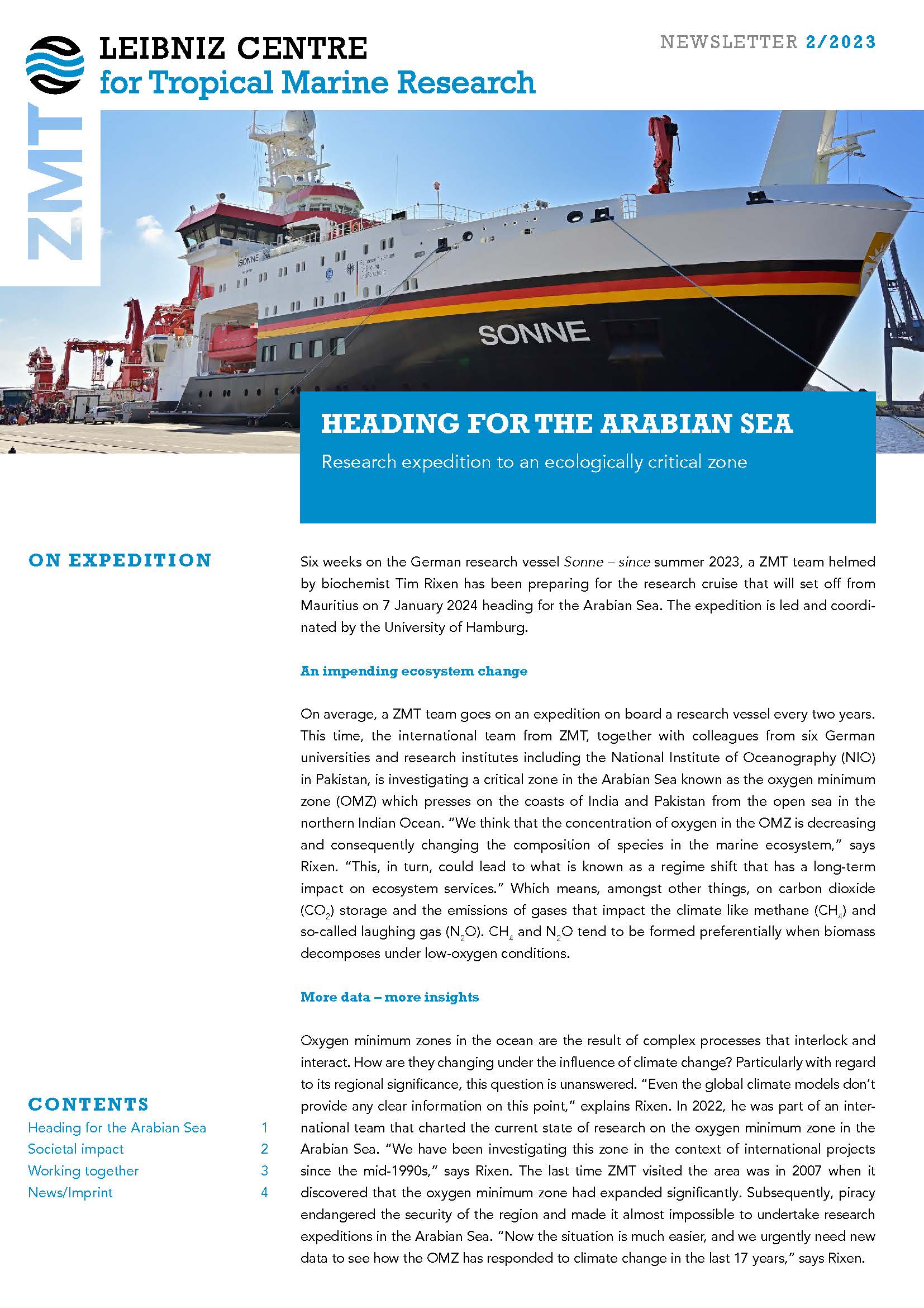 Cover ZMT Newsletter 02 2023