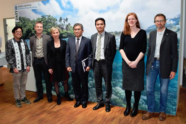 Gäste der indonesischen Botschaft zu Besuch am ZMT  |  Foto: ZMT