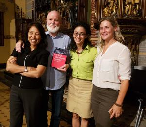 The book editors (pictured from left): Dr. Ratana Chuenpagdee (Professor Memorial University of Newfoundland and Director of the `Too Big to Ignore - Global Partnership for Small-scale Fisheries Research´ project), Dr. Svein Jentoft (Professor Norwegian College of Fishery Science - UiT The Arctic University of Norway), Dr. Maria Jose Barragán-Paladines (ZMT) and Ms. Nicole Franz (Fisheries and Aquaculture Department, Food and Agriculture Organization of the United Nations - FAO Rome).