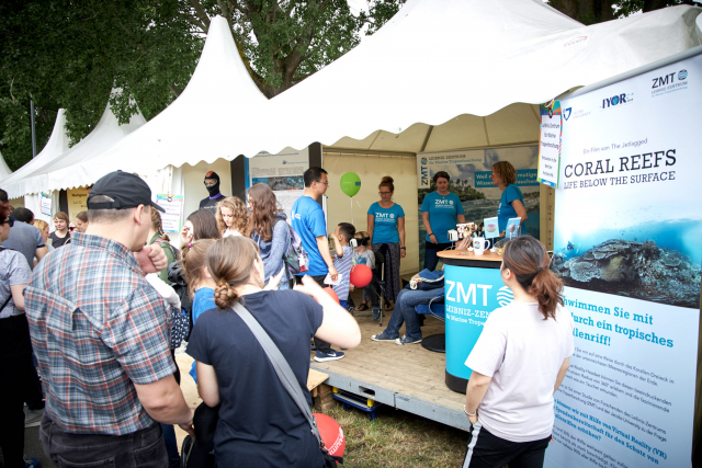 Das ZMT beim Open Campus in 2019 | Foto: Martin Bockhacker, Uni Bremen