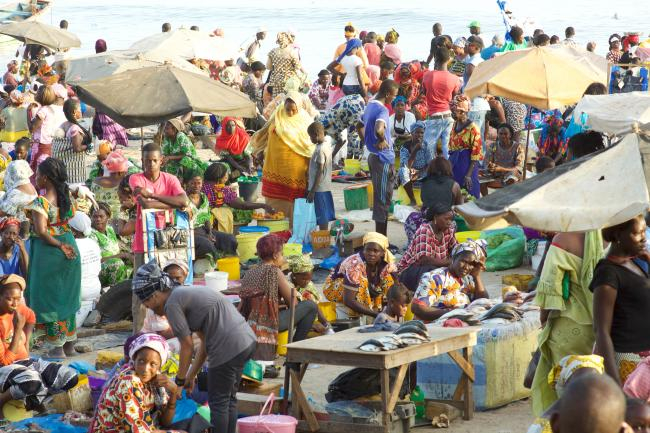 Fish market in Senegal