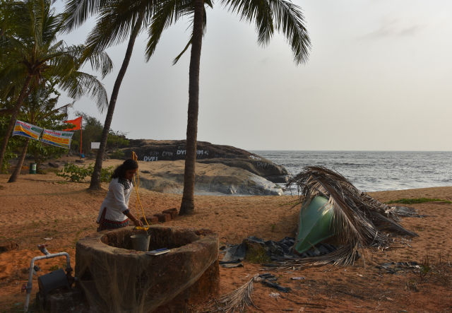 In coastal settings, groundwater is particularly vulnerable, because saltwater can contaminate it in the aquifer and render it unusable. | Photo: Nils Moosdorf, ZMT