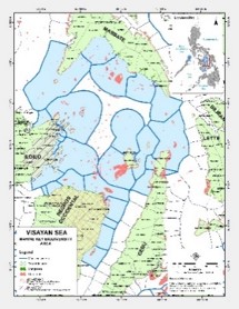 SEACLOSE KARTE Visayanische Meer 