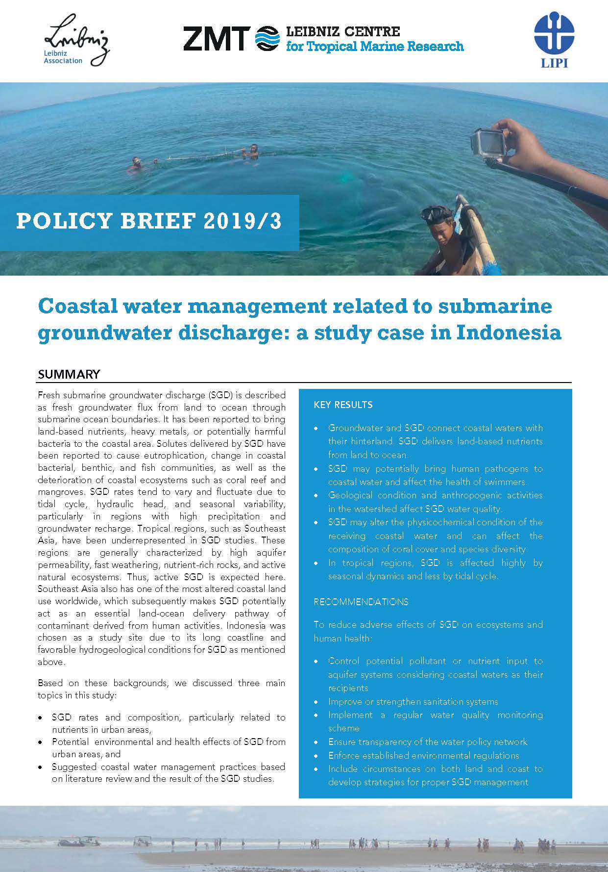 Cover ZMT Policy Brief 6 2019 SGD final